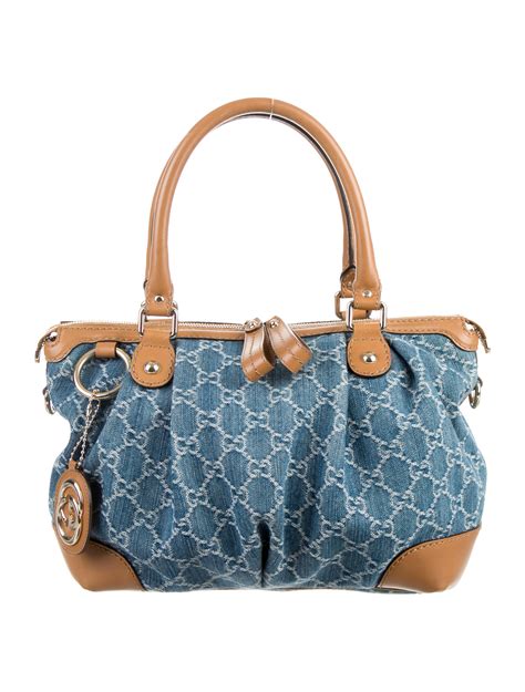 borsa gucci sukey denim|Gucci purses for women.